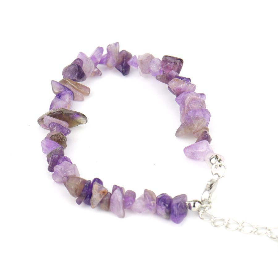 

7 chakras meaning strand bracelet Crystal chips bracelets jewelry wholesale bulk