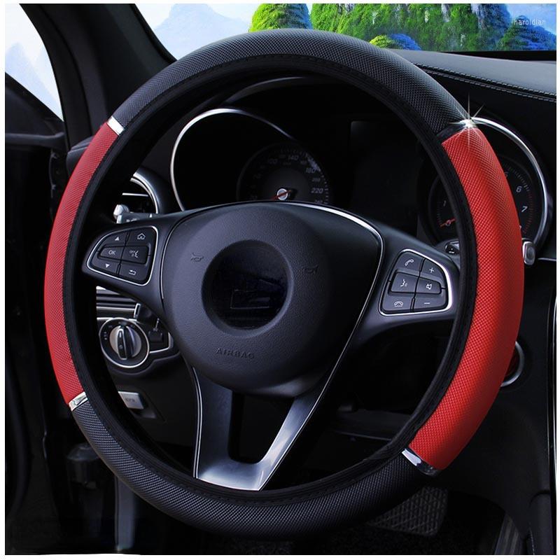 

Steering Wheel Covers Universal Car Cover Auto Steering- Sport Leather Car-styling Suitable 37-38cm Decoration