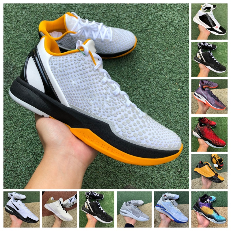 

Kobe Mamba 6 Protro Grinch Basketball Shoes Air ZOOM G.T. Cut Mens Mambacita Bruce Lee Big Stage Chaos 5 Rings Metallic Gold White Del Sol Trainers sport Outdoor Sneakers, Bubble package bag