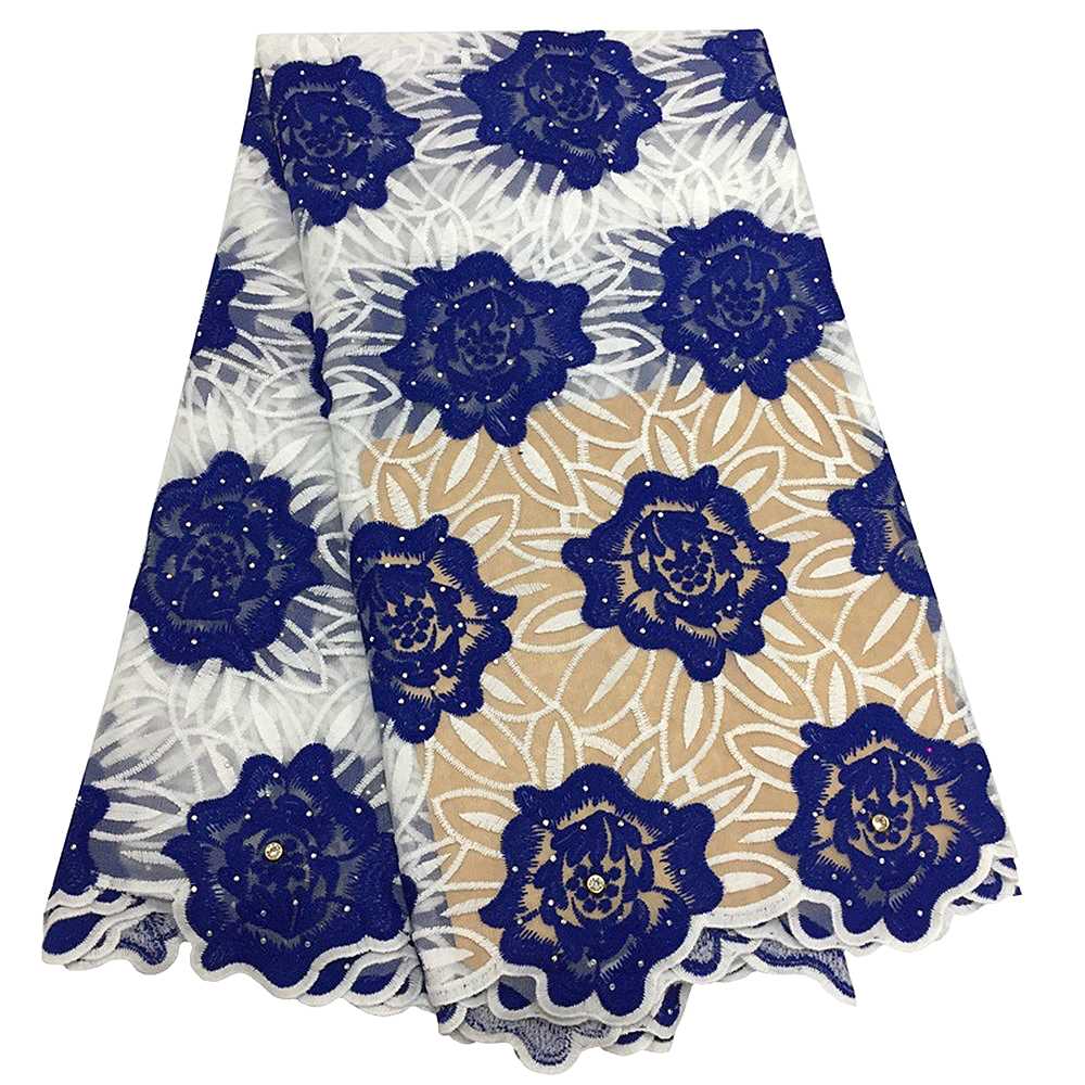 

2022 Milk Silk African Lace Fabric Nigerian French Tulle Laces Fabrics 5 Yards For Wedding Diy Dress Party Sew