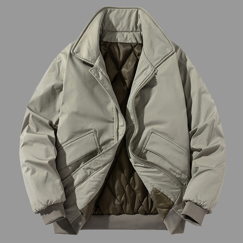 

Men's Down Parkas Winter Thick Warm Cotton Oversize Windbreaker Baseball Jacket Male Fashion Streetwear Outwear Coats 221207, Army green