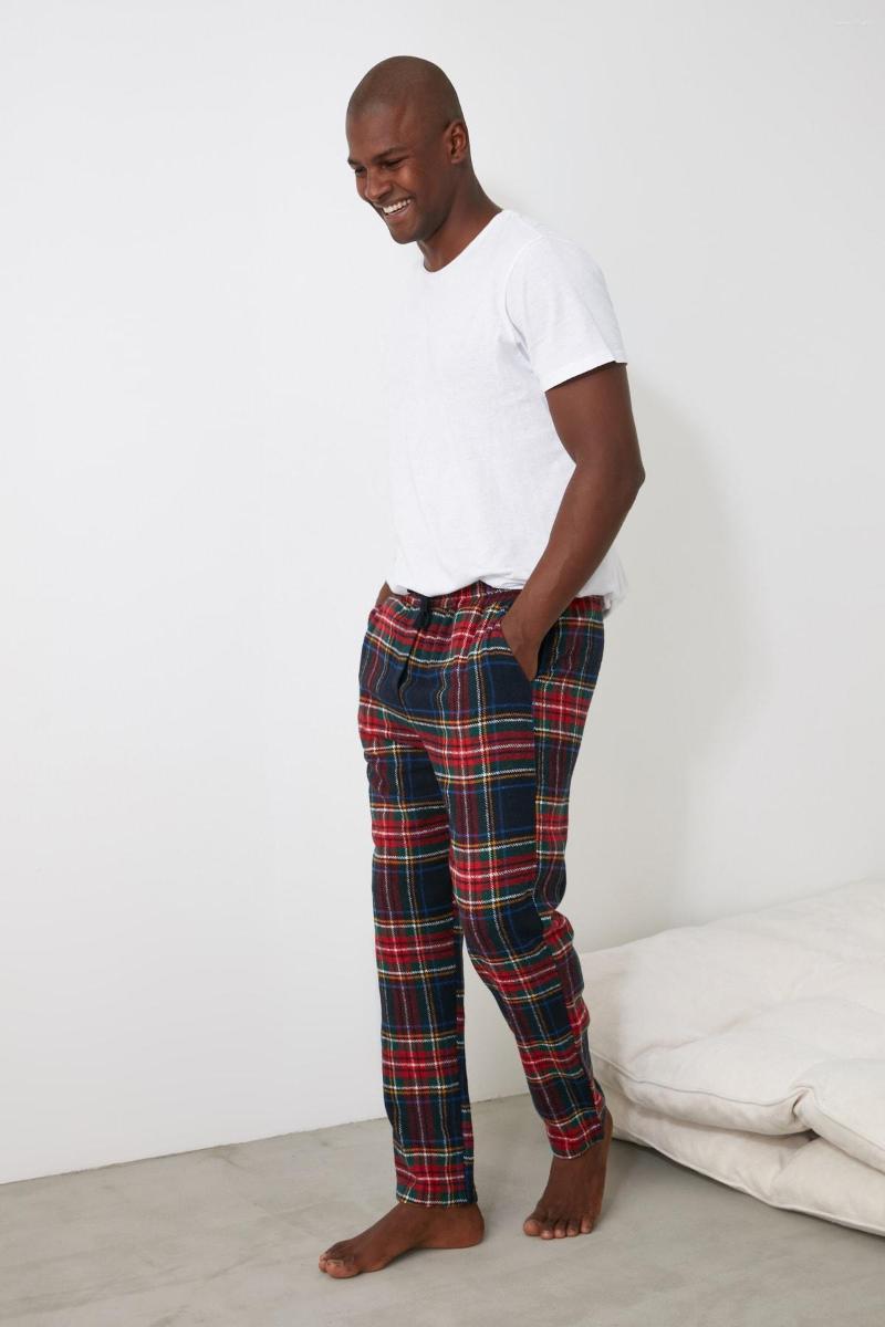 

Men' Sleepwear Trendyol Printed Woven-Pajama Bottoms, Multi color
