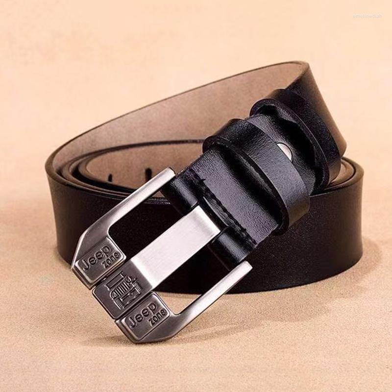 

Belts Leather Men's Belt High Quality Black Jeans Casual Business Youth Middle-aged