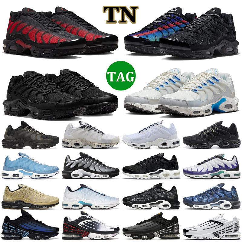 

TN Plus 3 Running Shoes Men Women Terrascape Triple White Black Anthracite Hyper Jade Teal Yellow Grape Ice Bred Reflective Mens Trainers Outdoor Sports Sneakers, 12