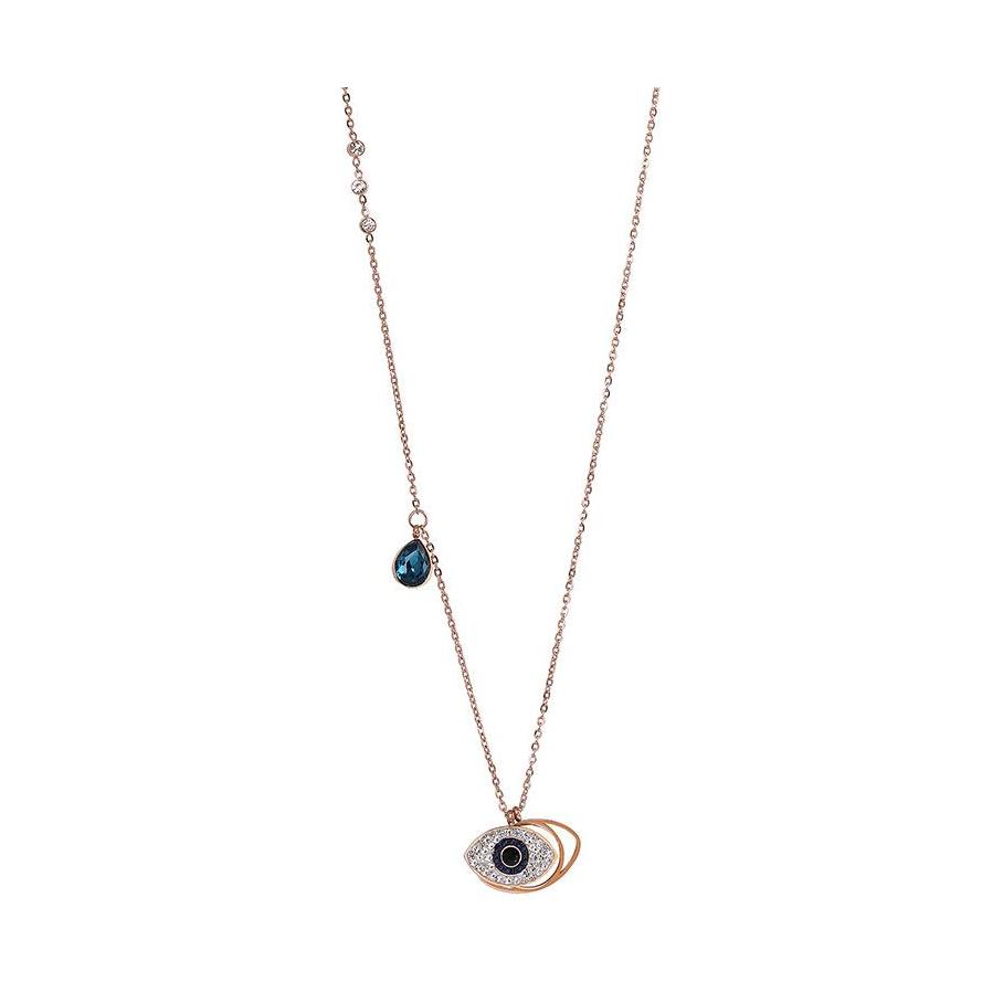 

Pendant Necklaces Jujia Turkish Crystal Evil Eye Pendant Necklace Women Gold Color Jewelry Sweater Chains Bijoux Party Wholesale1 73 Dhip2