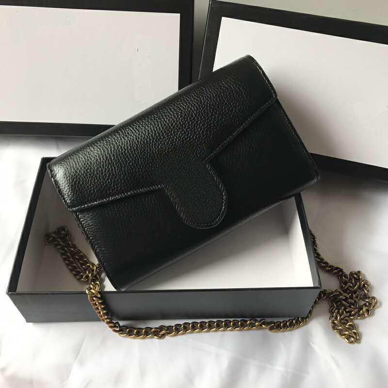 

Woman Designer Shoulder Bags serial number inside with box Real Leather Bag flap Crossbody Bag Handbags for Women, Green