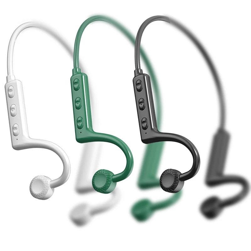 

KS-19 Bone Conduction Wireless Bluetooth Headset Earbuds TWS Earphones Headphones Neckband Headset With Mic