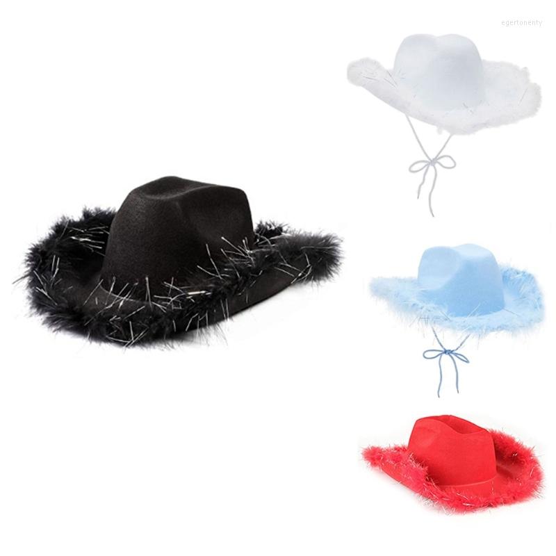 

Berets Women Men Sequins Fedora Hat For Winter Autumn Elegant Lady Poshoot, Red