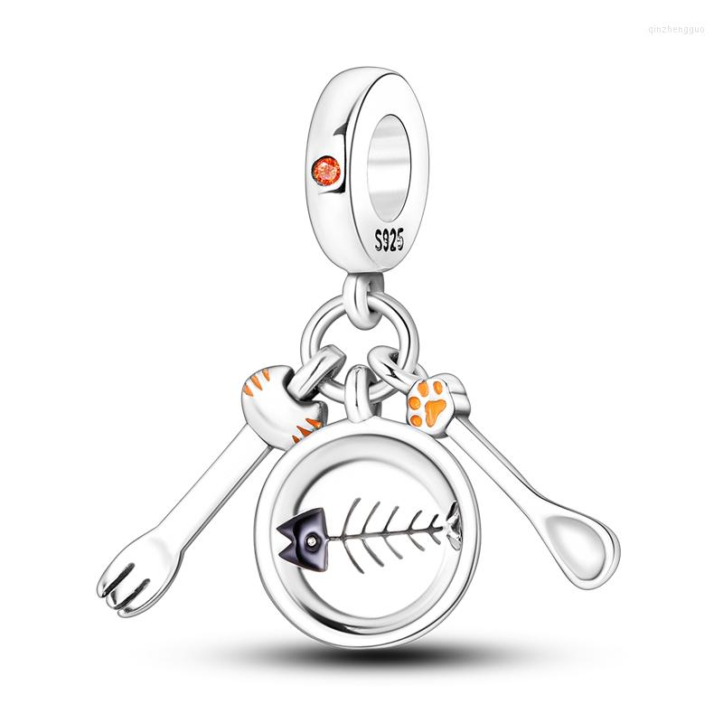 

Charms Warm Life Pet Kitchen Plate Scoop Silver Color Dangle Charm Fit Women Bracelet Necklace Pendant Christmas Jewelery Beads