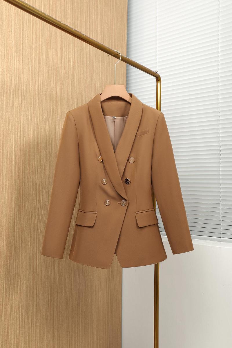 

Women' Suits Autumn And Winter 2022 High Class Women' Suit Temperament Commuter Fashion Small Slim Long Sleeve Top Coat, Beige