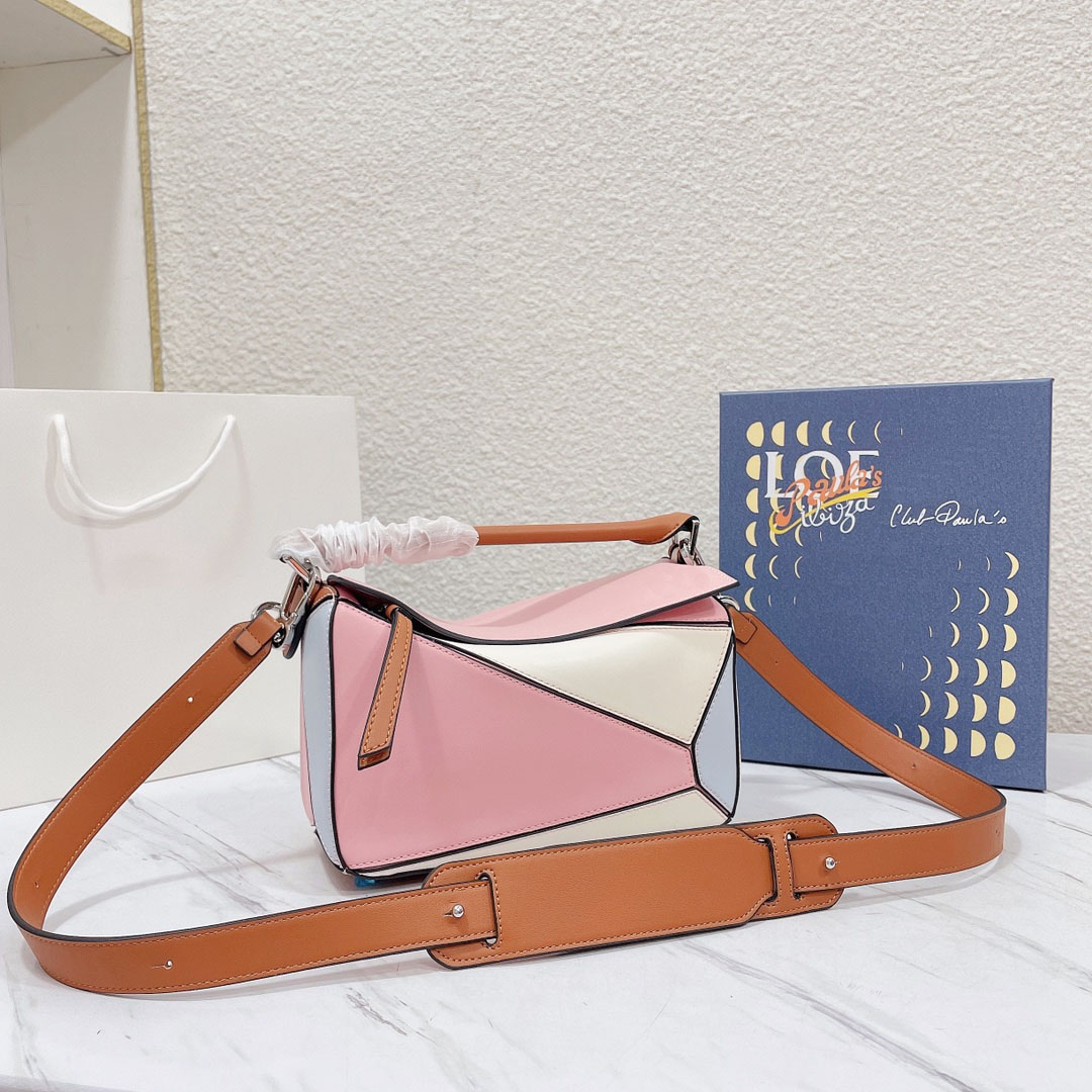 

Loewss puzzle handbag Designer Bag Women Single Shoulder Luxury Lady Fashion bags Leather Portable Diagonal Cross Bags Woman tote handbags, 26#141565#size:25cm