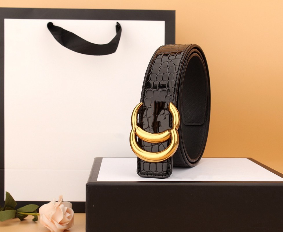

Retro Designer Belts for Mens And Womens Genuine Leather Belt Head Layer Cowhide Embossed Casual Business All-Match Gold Silver Buckle size 105-125cm, Without box