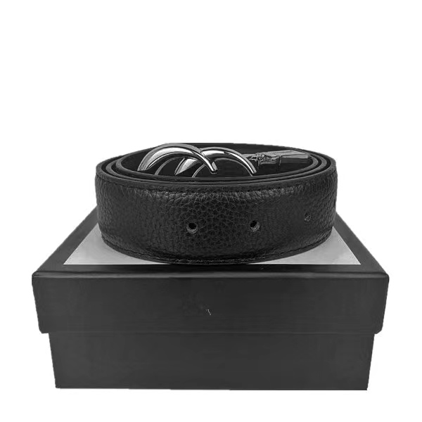 

Fashion Classic Men Designer Belts Womens Mens Casual Letter Smooth Buckle Luxury Belt 6 colors Width 3.4CM With box, Width3.4cm with box