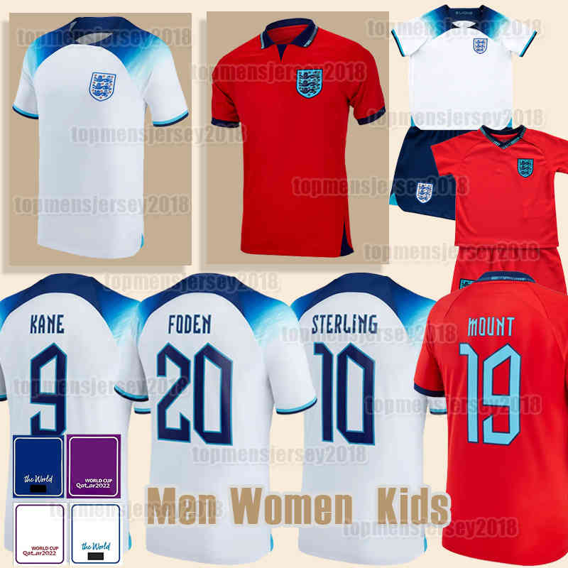 

2022 Angleterre soccer jerseys eNGLanDS KANE STERLING RASHFORD SANCHO GREALISH SAKA MOUNT FODEN football shirt 23 BELLINGHAM Athletic Wear men kids Women uniform, Women (ying ge lan)