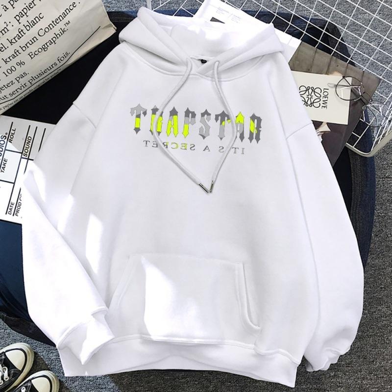 

Men's Hoodies Men Trapstar Fleece Trend Brand Tracksuits Oversized Casual Loose Pullover Women Fashion Sports Tops Warm Sweatshirt