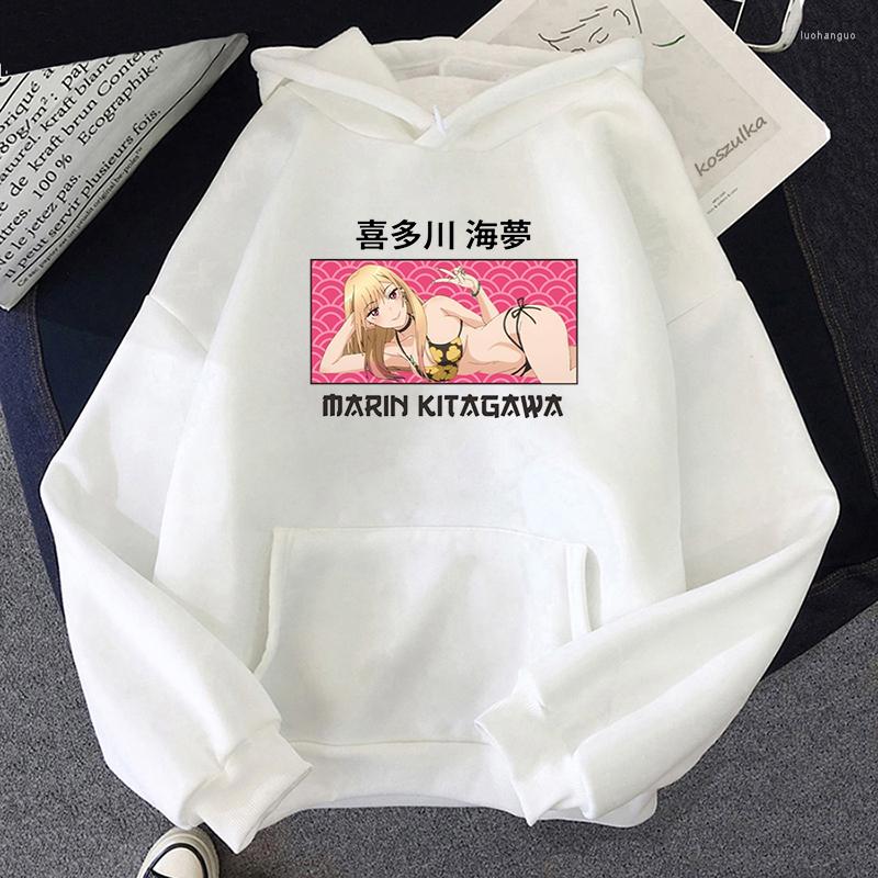 

Men's Hoodies 2023 Spring Autumn Marin Kitagawa Hoodie Men Women Japanese Anime Unisex Streetwear Loose Printed Hooded Sweatshirt, 51495