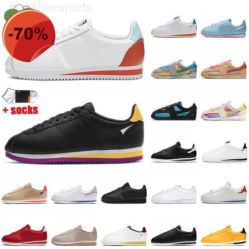 

Fashion Women Mens Cortez Running Shoes Lemon Frost Smoke Grey Sesame Forrest Gump Noir Premium Purple Yellow Leather White 8KST, C10 classic leather white 36-44