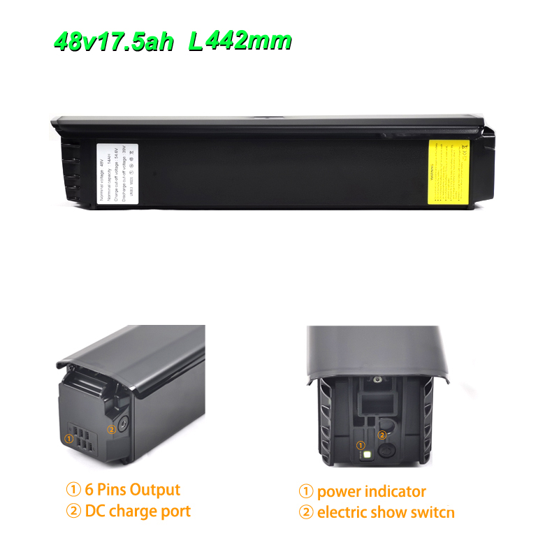 

Bafang M500 M600 ebike frame BT F15 battery pack 48V 52V 17.5Ah by samsung brand cells for 8fun 500W 750W 1000W