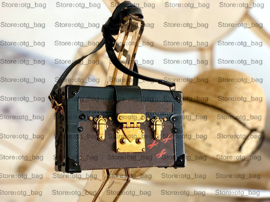 

Clasic PETITES MALLE Bag M45943 M21462 Cross Body 23ss Cruise Spring Womens Designer Mini S-lock Handbag Trunk Monograms Brown Flower Canvas Luxury Shoulder Bags, Customize