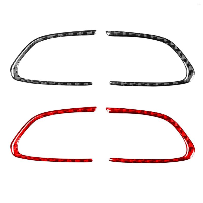 

Steering Wheel Covers 2 Pieces Carbon Fiber Button Cover Decal Sticker For Q50