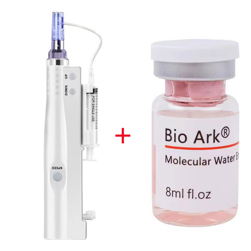 

No Needle Hydra Mesothery Gun with 1pc Face Serum Hydrating Mesogun Facial Essence Anti Aging Skin Rejuvenation Mosturize Tighten Repair