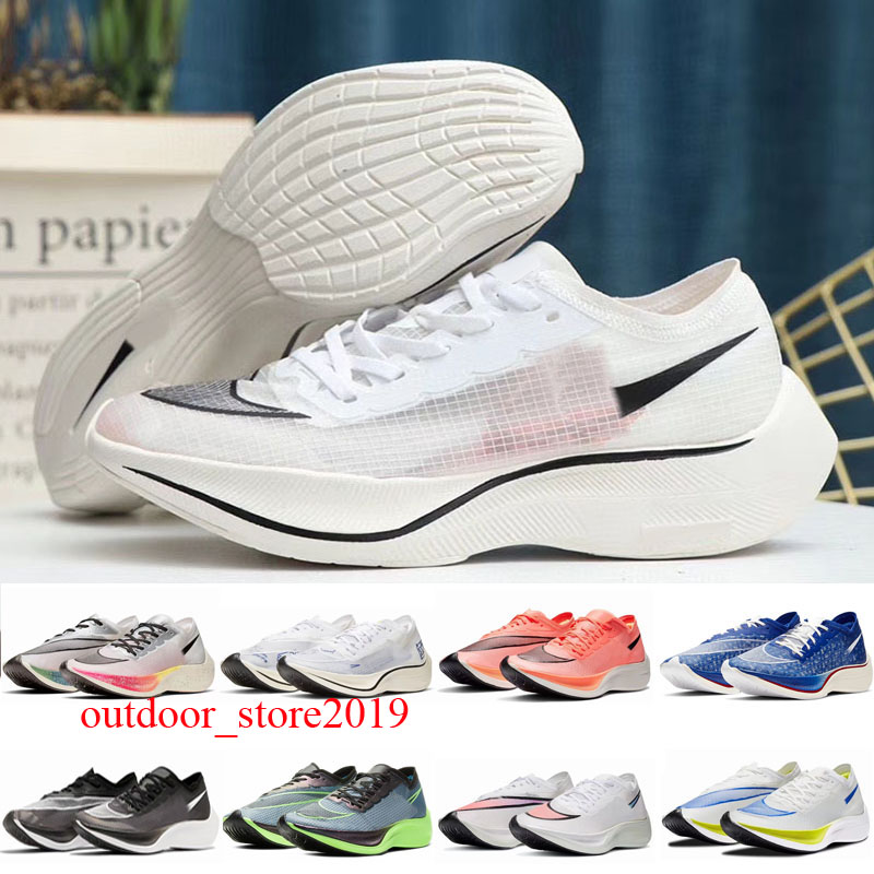 

ZoomX Vaporfly Next 2 pegasus Running Shoes Valerian Blue Black White Metallic Silver Authentic Marathon Athletic Jogging Sports Women Men 34-46, Color 7