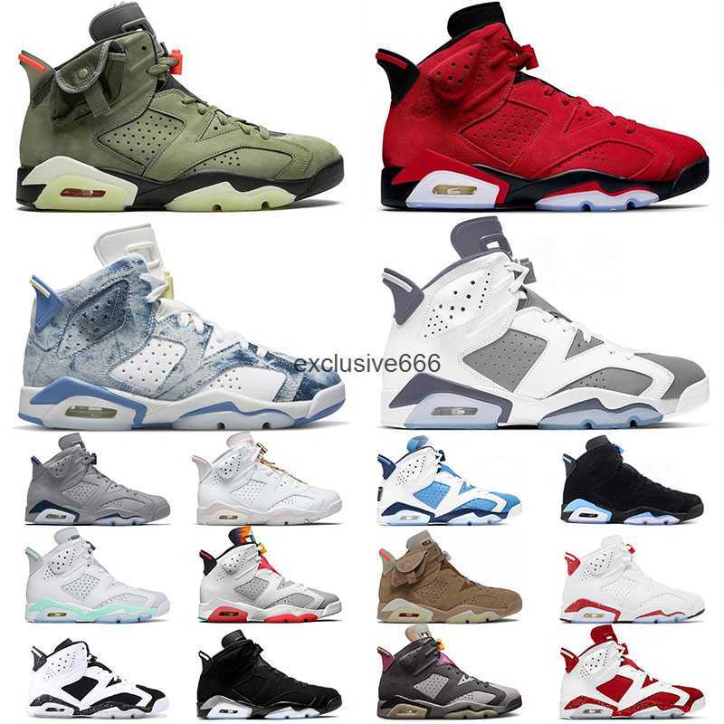 

Jumpman 6 6s VI Basketball Shoes For Mens Womens Cool Grey Washed Denim Toro Tiffany Blue Cactus Jack Red Oreo Georgetcown Sports Sneakers, 40-47 oreo