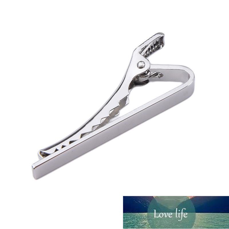 

Quality Men Tie Pin Clips of Casual Style Tie Clip Fashion Jewelry For Male Exquisite Wedding Bar Silver And Golden Color