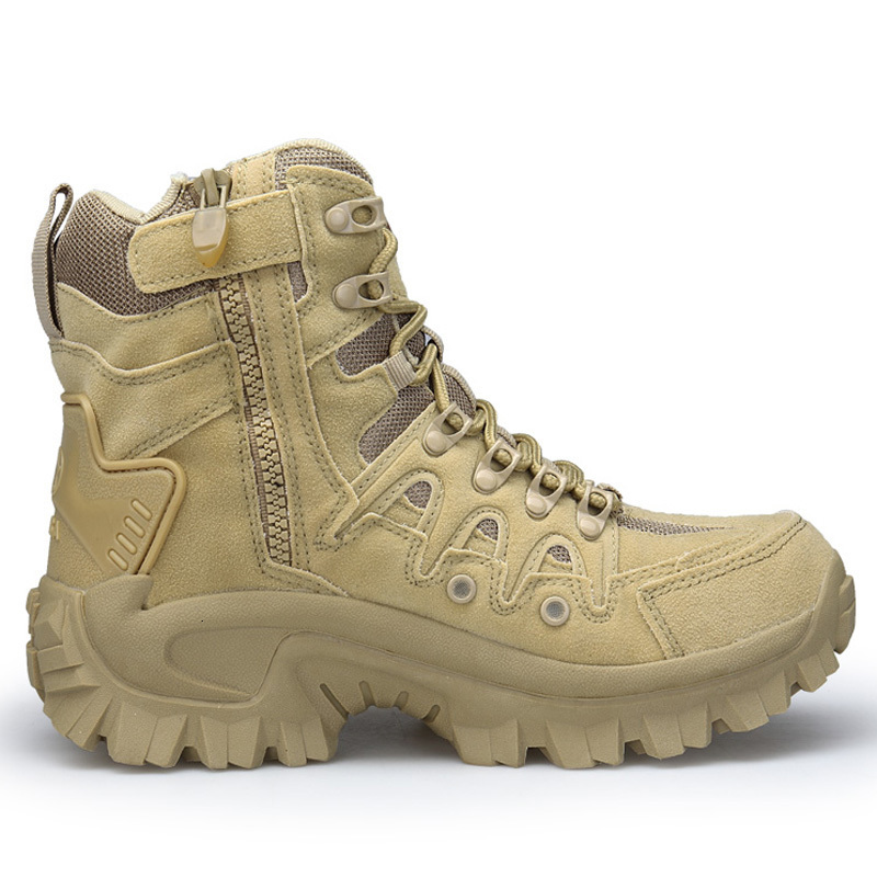

Boots Men s Military Combat Mens Ankle Tactical Big Size 39 Army Male Shoes Work Safety Motocycle 221207, 1705 sand color