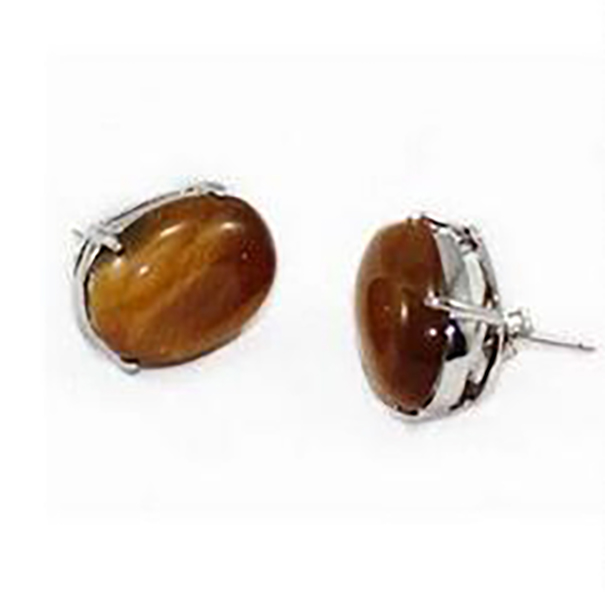 

Fashion Jewelry Vogue genuine tigereye stud women's earrings