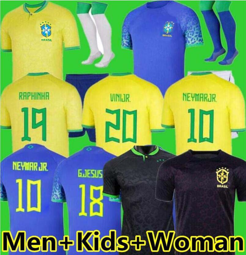 

2022 2023 VINI JR SILVA soccer jersey Camiseta de futbol PAQUETA COUTINHO football shirt maillots MARQUINHOS 22 23 brasil RICHARLISON bRAZILS MEN KIDS, Kids size