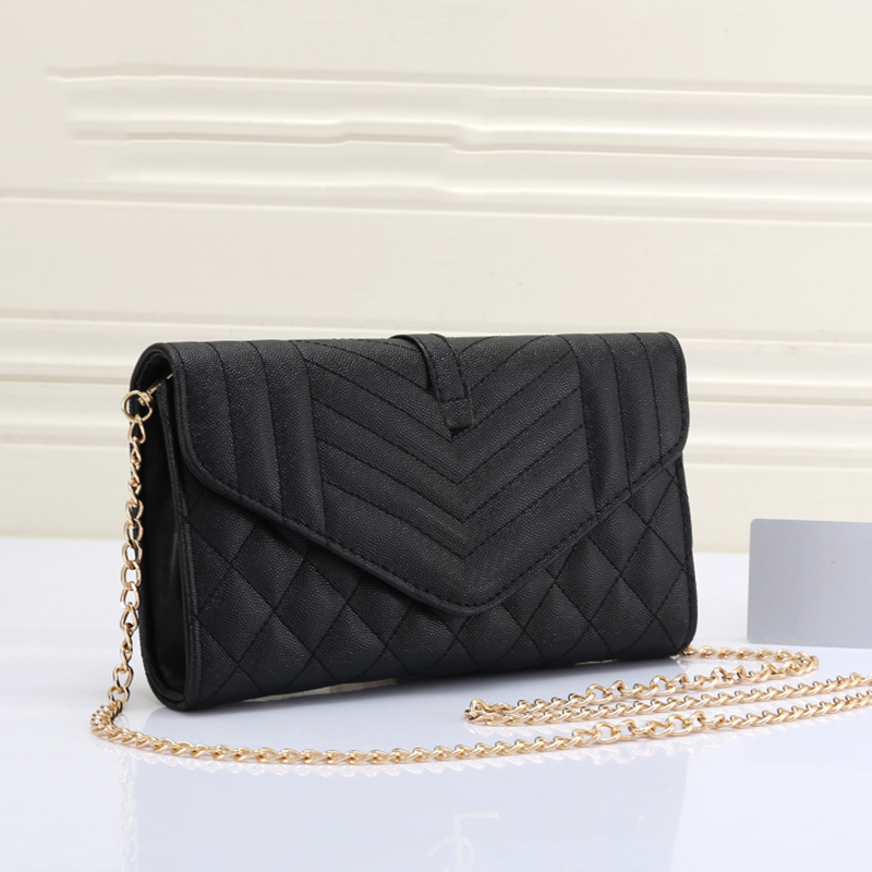 

Bags Brand Leather Shoulder Bag Deigner Handbag Crossbody Fashion Classic Chain Purse Wholesale Women Wallet Totes, Brown