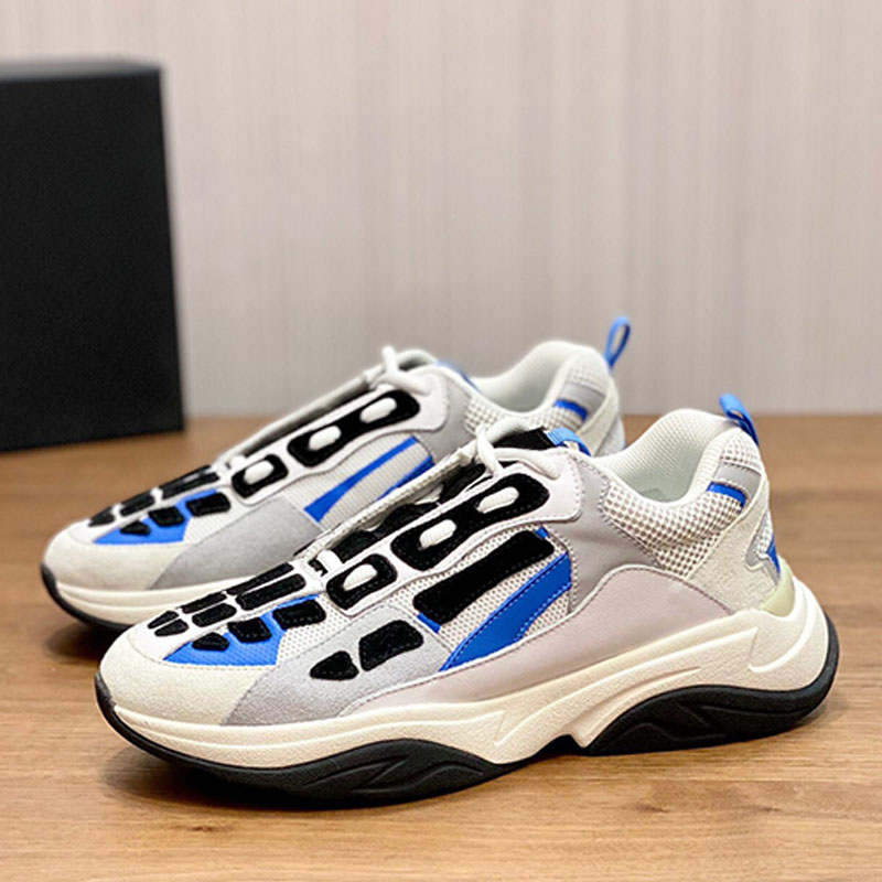 

Men's Inspired Sneaker Casual Shoes skeleton Leather Designer brand Women's running shoe p22 Luxury sneaker Front Tongue featuring text logo