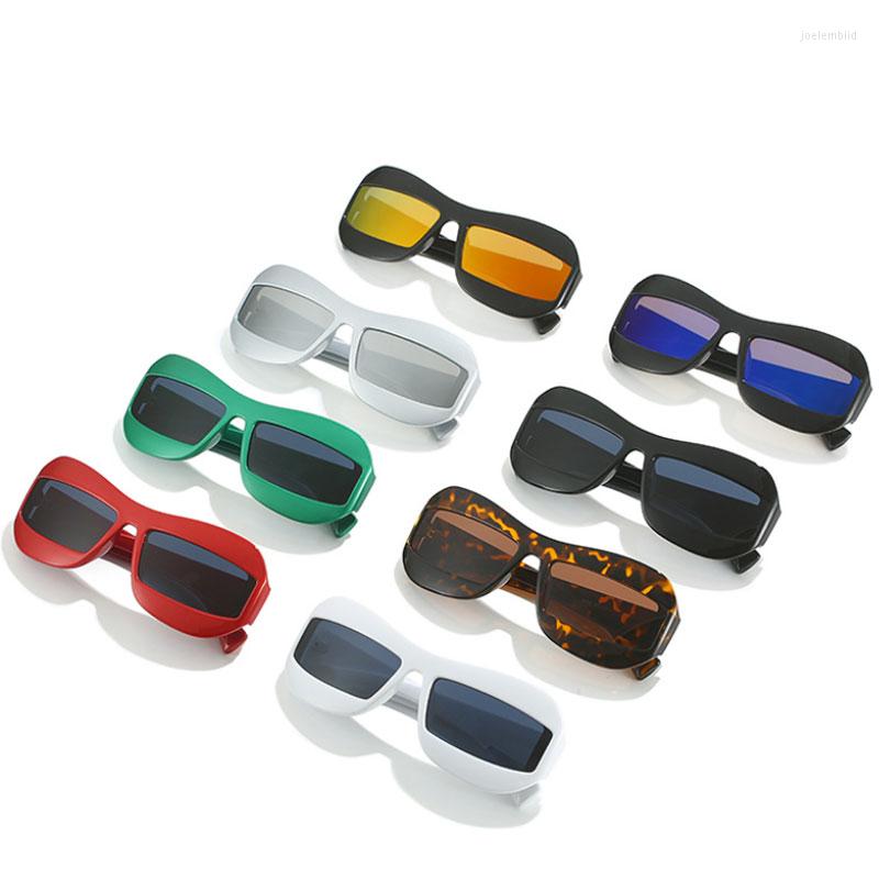 

Sunglasses Punk Women Men Fashion Y2k Goggle Outdoor Silver Mirror Shades Eyeglasses UV400