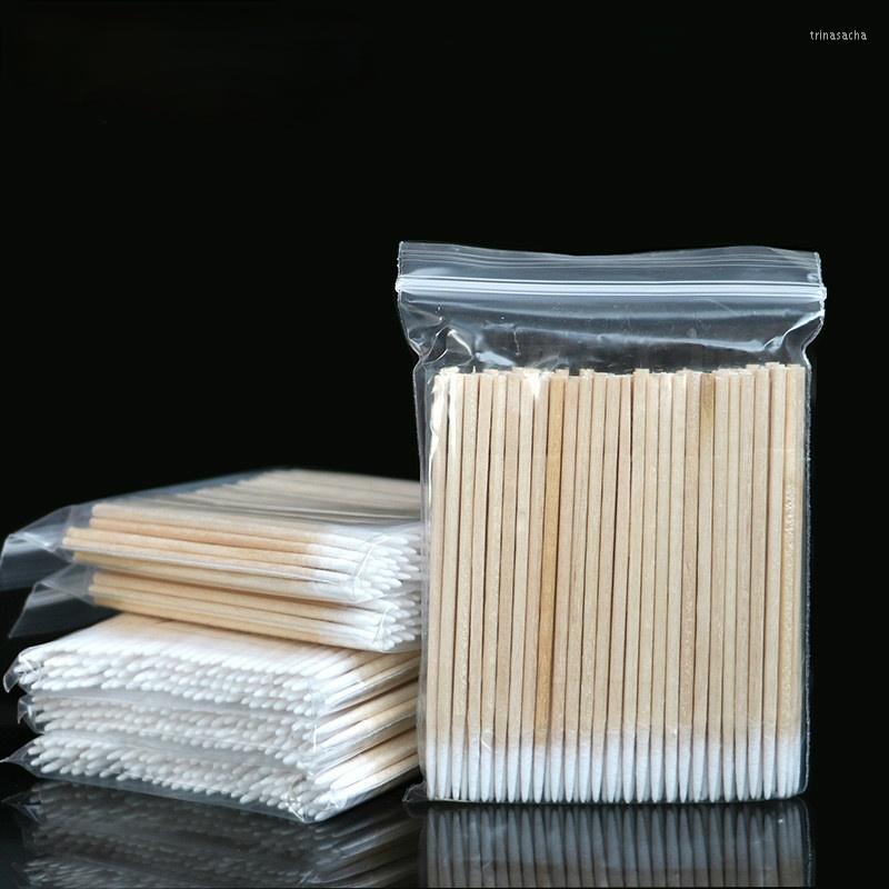 

Makeup Sponges 200 / 100Pcs Wood Cotton Swab Eyelash Extension Tools Ear Care Cleaning Sticks Cosmetic Buds Tip