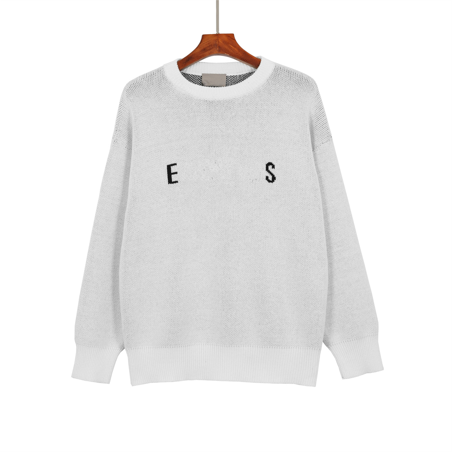 

Men's Plaid Hoodies Round Neck Sweater Mens High-end European Business Autumn Men's Long Sleeve T-Shirt Sweatshirts, F316#1