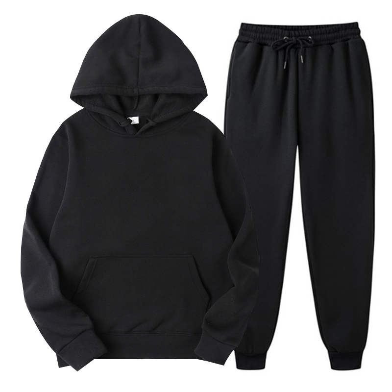 

Men's Tracksuits Fashion Sweatshirt Hoodie Sports Suit Women's Sportswear Casual TwoPiece 221207
