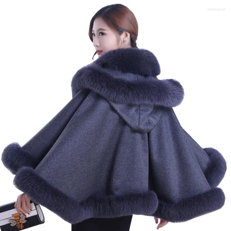 

Scarves Luxury Wedding Genuine Cashmere Shawls Fur Trimming With Hoody Autumn Winter Women Stole Pashmina Wraps LF5001