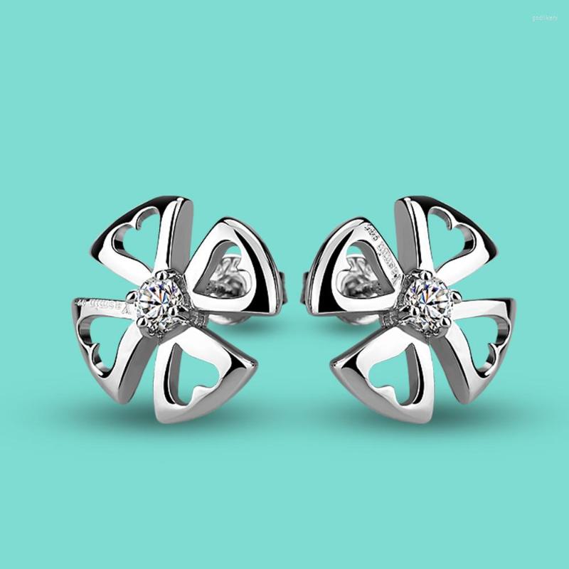 

Stud Earrings Women's 925 Sterling Silver Flower Bohemian Jewelry Birthday Gift