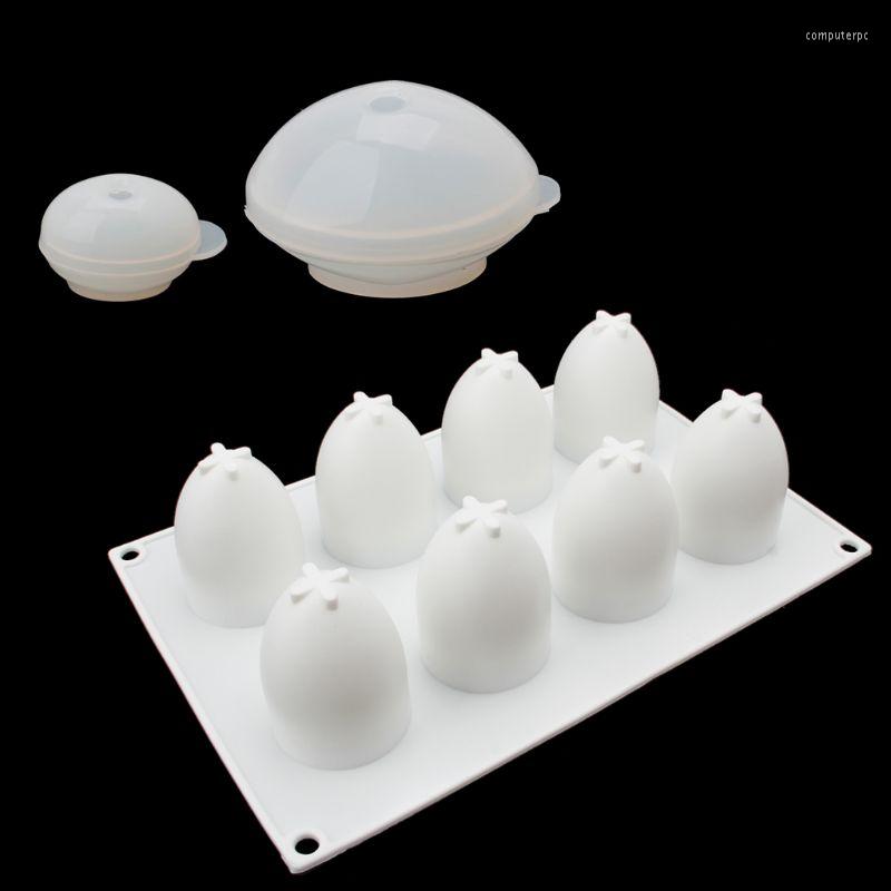 

Jewelry Pouches 3D Easter Egg Baking Silicone Mousse Cake Epoxy Resin Casting Pendant Molds Drop