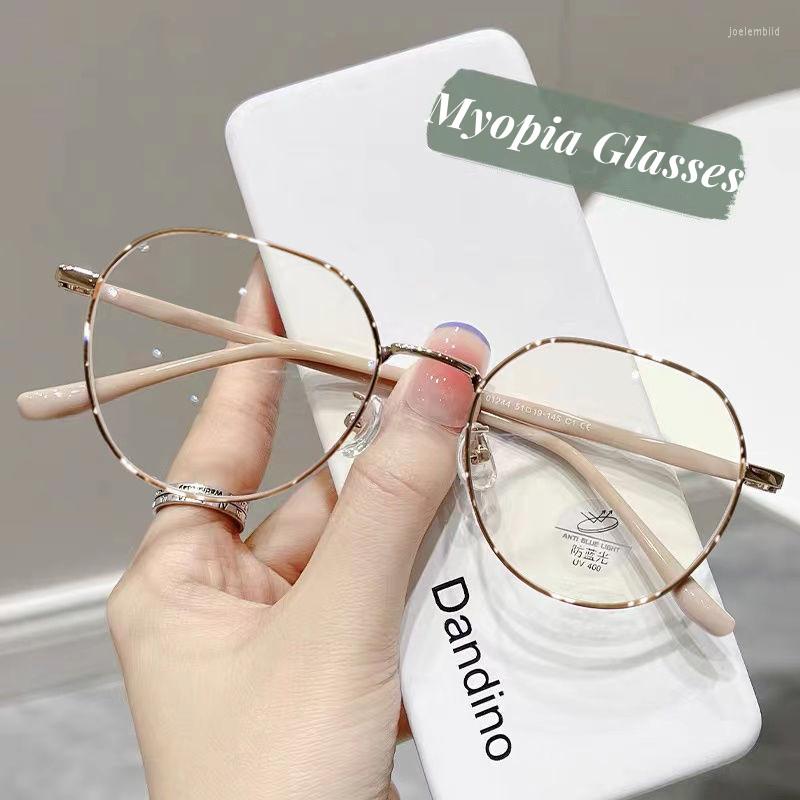 

Sunglasses Fashion Design Myopia Glasses Men Women Anti Blue Light Short-sighted Eyeglasses Unisex Prescription Eyewear Diopter 0To-6.0