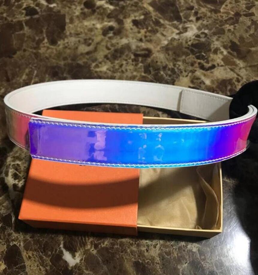 

high fashion women men Belts unadjustable Casual Pinhole Buckle Business Mens design imitation Belt 38mm with box N2c5#, Black