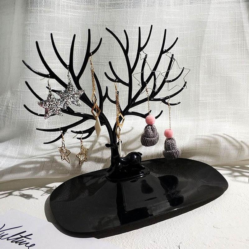 

Jewelry Pouches Antlers Display Holder Show Rack Necklace Organizer 3 Color Earring