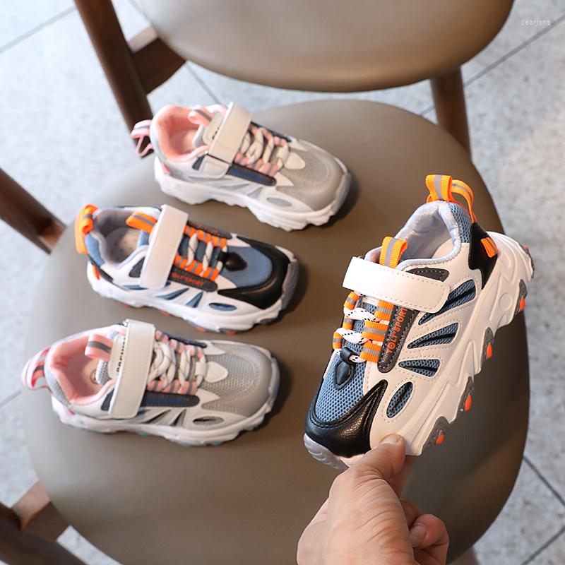 

Athletic Shoes Childhood Colorful Hook Loop Children's Sneakers For Student 2022 Season Boy Girl White Fashion Sneaker School Dd102, 01