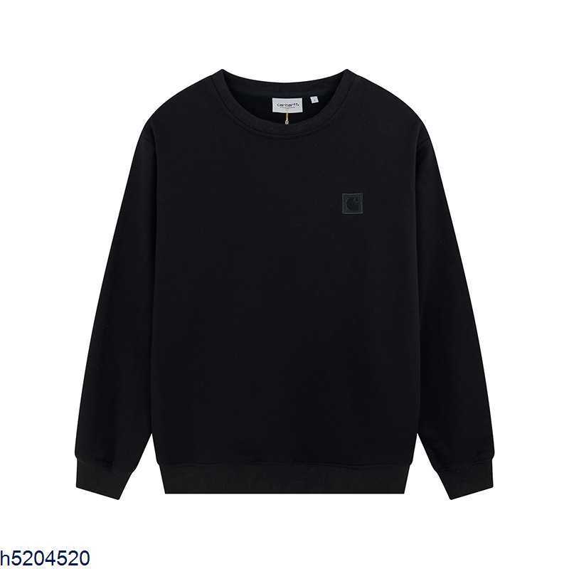 

2023 New Men's Hoodies Sweatshirt North America Brand Carhart Spring and Autumn Classic Embroidery Long Sleeve Men and Women's Casual Couple's Sweater, Black