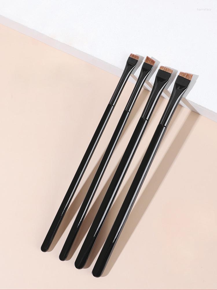 

Makeup Brushes 1pc Weasel Hair Sharp Eyeliner Eyebrow Eye Make Up Brush Super Thin Flat Angled Animal Practical Cosmetic To