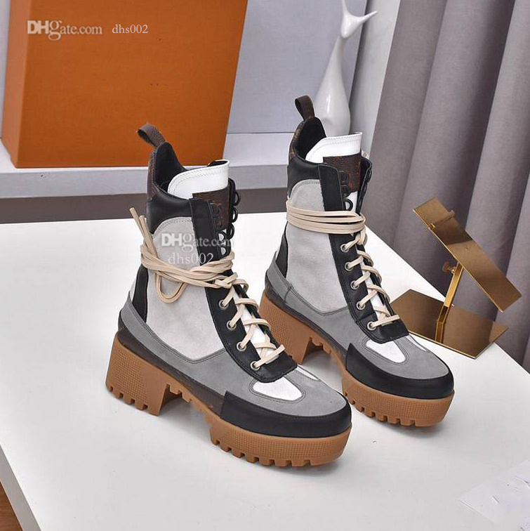 

Ankle Boots Designer Louiseity Leather Heels Boot Women Winter Low Heel Boots Luxury Viutonity for Woman sdaffsss