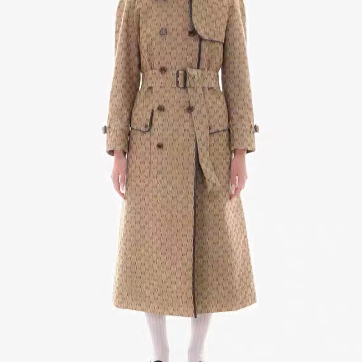 

Autumn womens trench coats designer luxury Women Windbreaker body letter print jacket Loose Belt Coat Female Casual Long Trenchs Coat E132, Green
