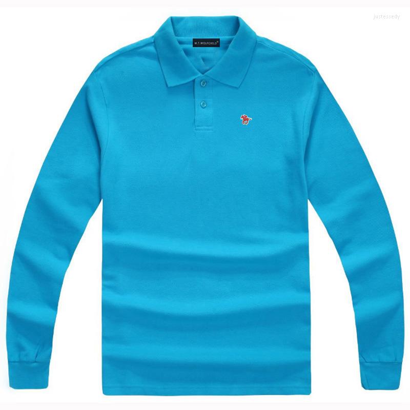 

Men's Polos -4XL Mens Long Sleeve Shirts Cotton Casual Lapel Fashion Clothing Slim Tops, Army green