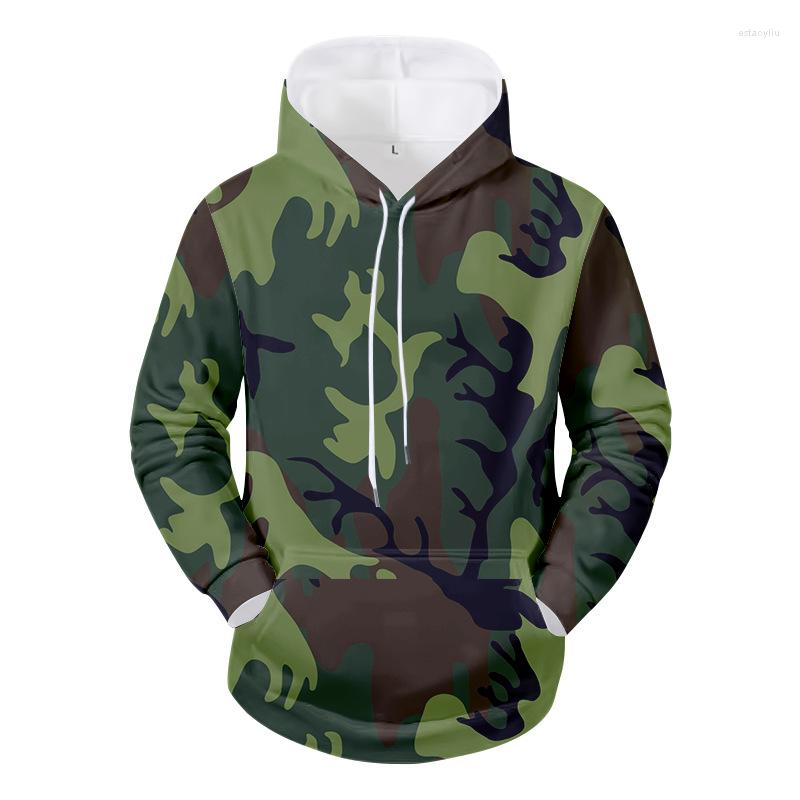 

Men's Hoodies Autumn Men's Hoodie Top Long Sleeve Sweater Fashion Streetwear Casual Camouflage Printing 3D Oversized Hood Jacket, 01